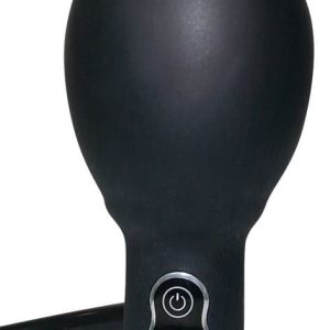 You2Toys True Black Anal Plug - Vibrationsstark & aufpumpbar