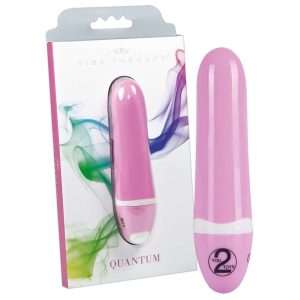 Vibe Therapy Quantum pink - Mini-Vibrator für die Handtasche pink mit weiß