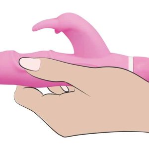 Sweet Smile G-Bunny - Rabbitvibrator mit G-Punkt-Spitze, 2 Motoren, 7 Vibrationsmodi