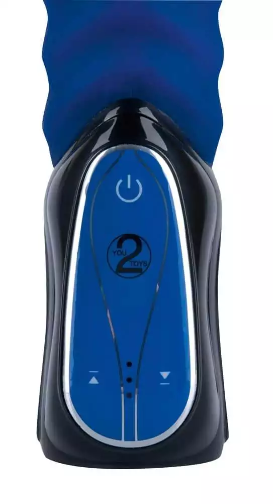 You2Toys Vibrator Hammer Blue - Stoßfunktion, Reizstruktur, hochwertiges Silikon Dunkelblau You2Toys Vibrator Hammer Blue - Stoßfunktion, Reizstruktur, hochwertiges Silikon Dunkelblau