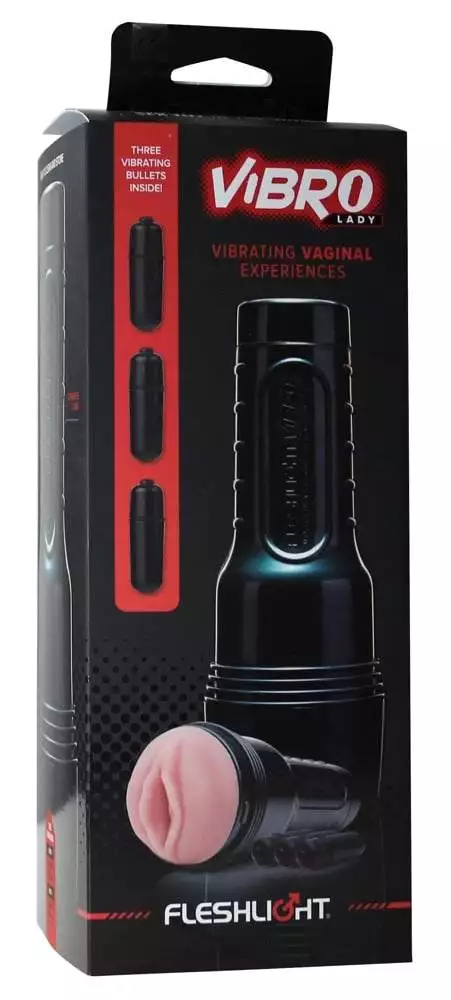 Fleshlight Vibro-Pink Lady Touch - Masturbator mit Vibration