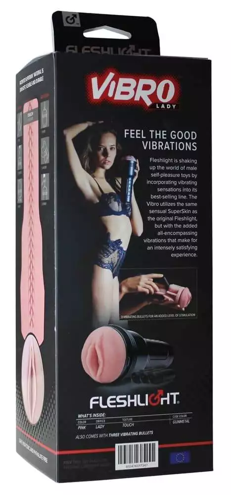 Fleshlight Vibro-Pink Lady Touch - Masturbator mit Vibration
