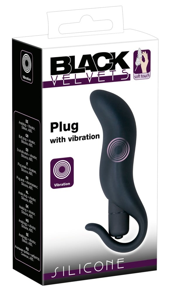 Black Velvets Vibroplug - Starke Vibration, samtig-seidiges Silikon