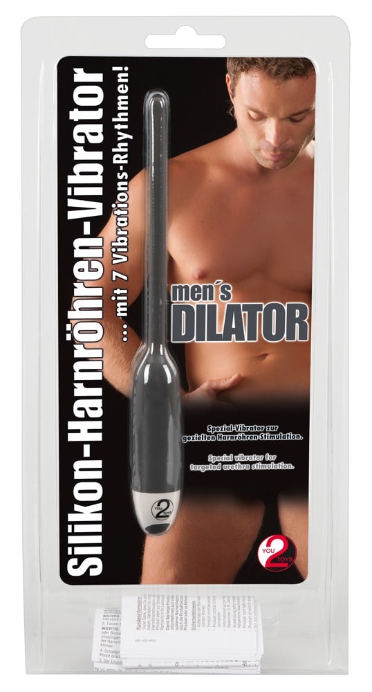 You2Toys Silikon Dilator mit Vibration Grau