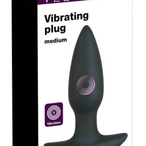 Black Velvets Vibr. Plug Mediu