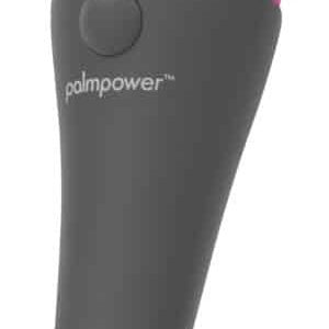 palmpower Massager - Handlicher Massager mit Multispeed-Vibration Grau/Pink