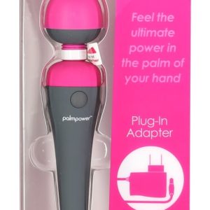 palmpower Massager - Handlicher Massager mit Multispeed-Vibration Grau/Pink