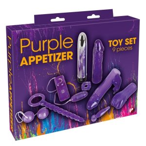 You2Toys Lustset: Purple Vibrator, Penishülle, Dildo, Vibro-Ei, Masturbator, Analfinger Lila