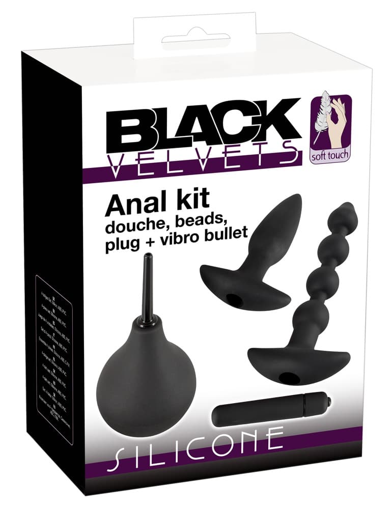 Black Velvets Anal Set inkl. Vibrator