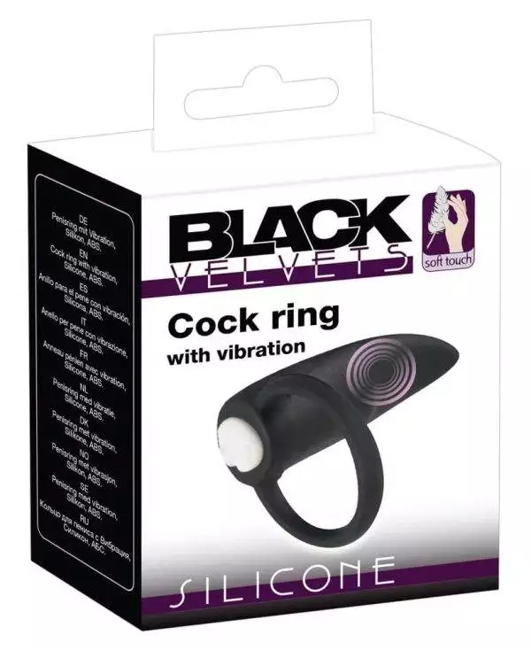 05838120000_verp Black Velvets Vibro-Penisring mit Vibration