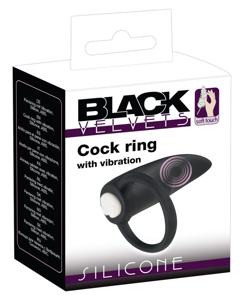 Black Velvets Vibro-Penisring mit Vibration