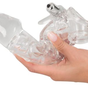 Crystal Clear Penisverlängerung mit Vibration