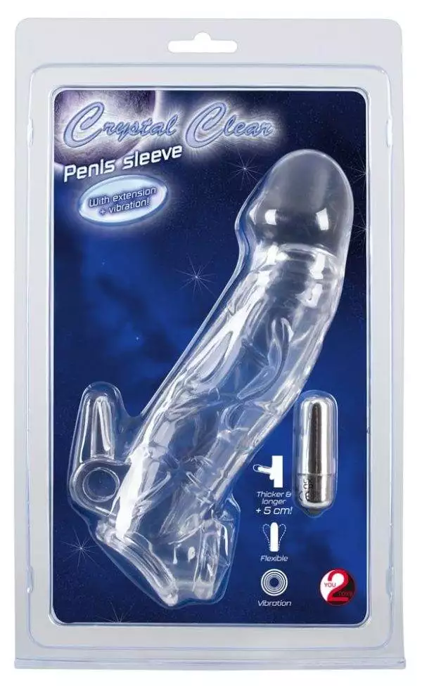 05842400000_verp Crystal Clear Penisverlängerung mit Vibration