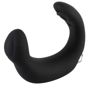 Rebel Prostate Stimulator - C-förmiger Prostatavibrator Schwarz, Silber