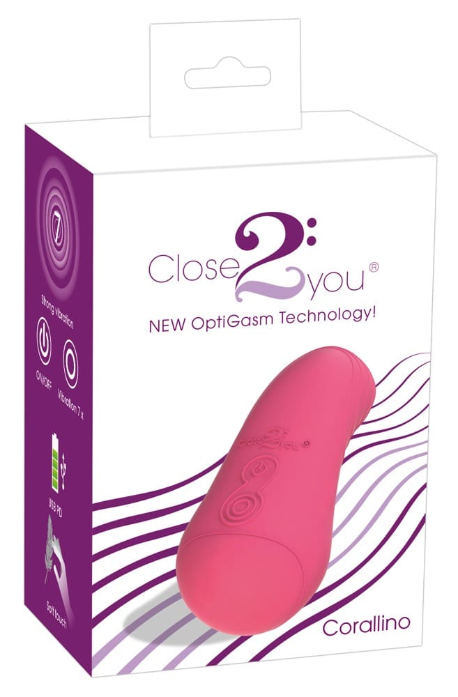 Close2you Corallino - Auflegevibrator mit OptiGasm-Technologie