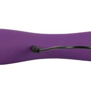 Javida Double Massager - Beidseitig nutzbarer Vibrator | USB-Ladekabel | 8 Vibrationsmodi | Lila lila