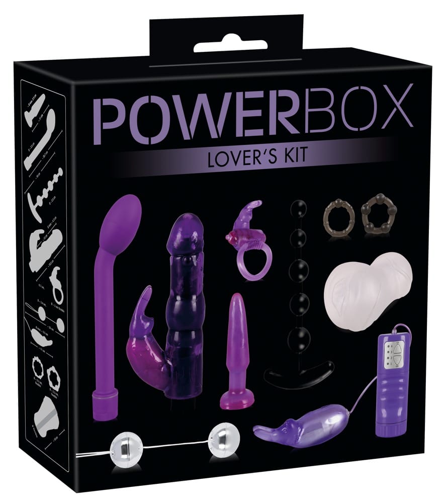 You2Toys Power Box - Lust-Set für endlose Ekstase Lila, Rauch, Schwarz, Transparent, Silber