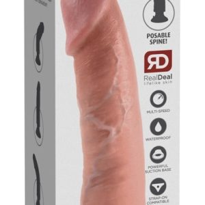 King Cock Flexi-Vibe - Vibrator mit Multispeed-Vibration, biegsamer Schaft