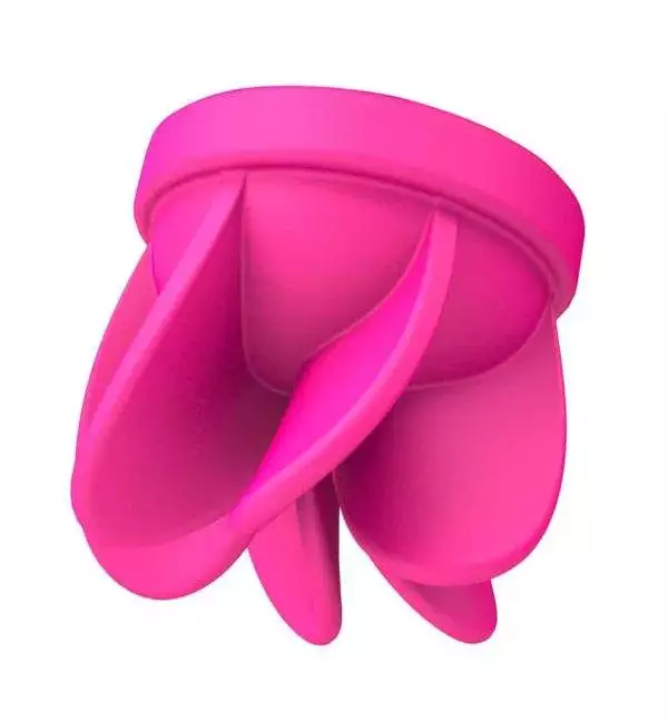 Adrien Lastic Caress - Auflegevibrator mit 5 Aufsätzen