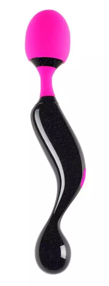 Adrien Lastic Symphony - Beidseitig verwendbarer Doppelvibrator Schwarz/Pink