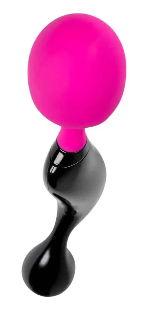 Adrien Lastic Symphony - Beidseitig verwendbarer Doppelvibrator Schwarz/Pink