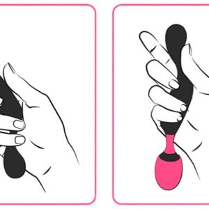 Adrien Lastic Symphony - Beidseitig verwendbarer Doppelvibrator Schwarz/Pink