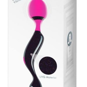 Adrien Lastic Symphony - Beidseitig verwendbarer Doppelvibrator Schwarz/Pink