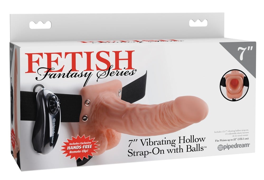 Fetish Fantasy Series Hohler Naturvibrator Hautfarben hell/Schwarz