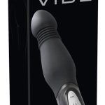 You2Toys Black Thrusting Anal Vibe - Stoßfunktion, 7 Modi, 3 Geschwindigkeiten