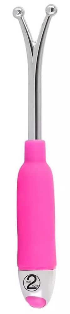 You2Toys Klitorisvibrator - Deluxe Stimulation Silber, Pink You2Toys Klitorisvibrator - Deluxe Stimulation Silber, Pink