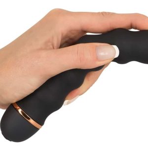 You2Toys Bendy Wave Vibrator - Sanft gewellter Rillenvibrator mit 20 Vibrationsmodi Schwarz, Kupfer