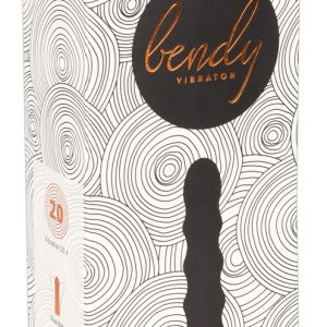 You2Toys Bendy Wave Vibrator - Sanft gewellter Rillenvibrator mit 20 Vibrationsmodi Schwarz, Kupfer