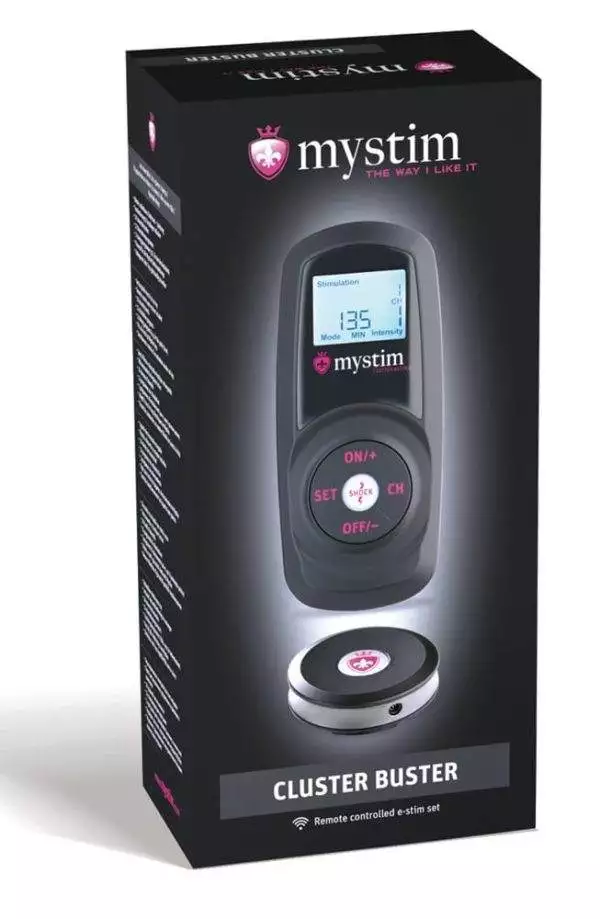 05926090000_verp Mystim Cluster Buster - Fernbedienung für E-Stim-Toys