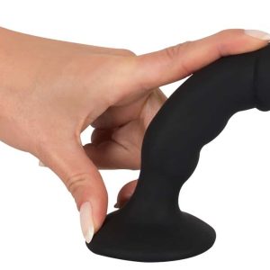 Black Velvets Vibro-Analplug mit P-Punkt-Spitze, 7 Vibrationsmodi