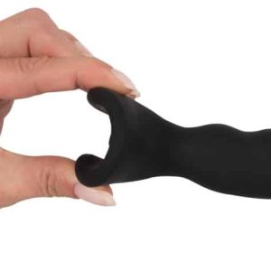 Black Velvets Vibro-Analplug mit P-Punkt-Spitze, 7 Vibrationsmodi