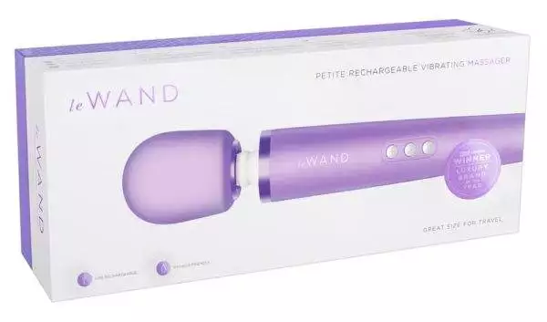 le Wand Petite Rosegold - Kompakter Massagestab für unterwegs Violett