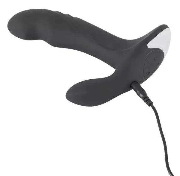 Rebel Prostatastimulator mit 3 Funktionen Schwarz, Silber