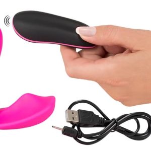 Sweet Smile RC Panty Vibrator - Intensiver Rundumverwöhner für den Slip Pink, Schwarz