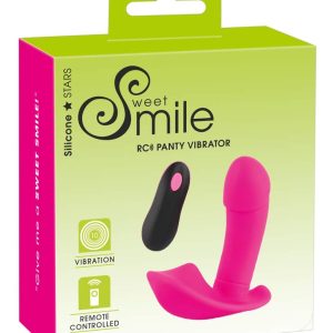 Sweet Smile RC Panty Vibrator - Intensiver Rundumverwöhner für den Slip Pink, Schwarz