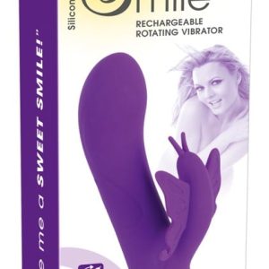 Sweet Smile Rechargeable Rotat - Rabbitvibrator mit Schmetterling