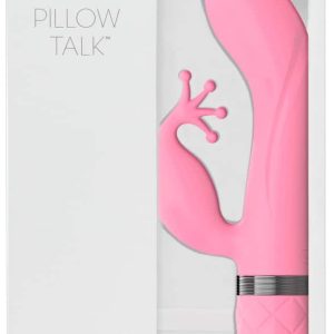 PILLOW TALK Royal Rabbit - Samtiger Rabbitvibrator mit Swarovski®-Design Pink