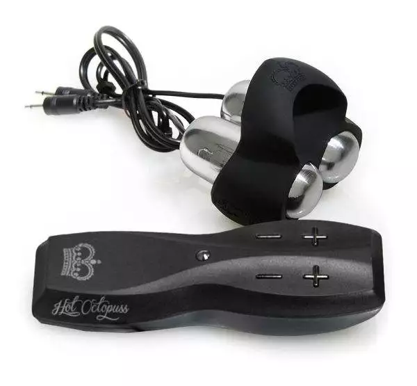 Hot Octopuss JETT - Vibro-Penisring mit Treble & Bass Technologie Schwarz/Silber Hot Octopuss JETT - Vibro-Penisring mit Treble & Bass Technologie Schwarz/Silber