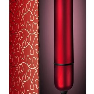 Rocks Off Rouge Allure Red - Vibrobullet mit 10 Vibrationsmodi Rot/Schwarz