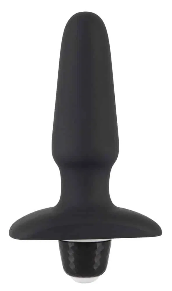 Sweet Smile Vibrating Anal Plug - 7 Modes, Soft Touch Silicone, Rechargeable Schwarz/Weiß Sweet Smile Vibrating Anal Plug - 7 Modes, Soft Touch Silicone, Rechargeable Schwarz/Weiß