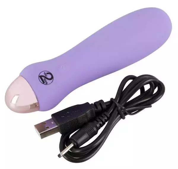 Cuties Mini Vibrator - 7 Vibrationsmodi, wasserdicht, wiederaufladbar Lila/Rosegold Cuties Mini Vibrator - 7 Vibrationsmodi, wasserdicht, wiederaufladbar Lila/Rosegold
