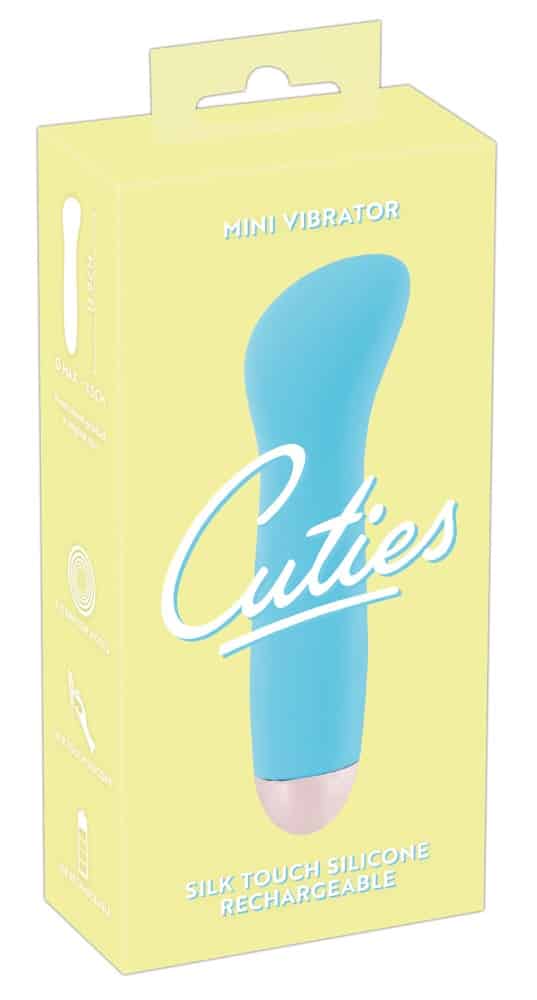 Cuties Mini Vibrator - 7 Vibrationsmodi, Wasserdicht, Wiederaufladbar Blau/Rosegold