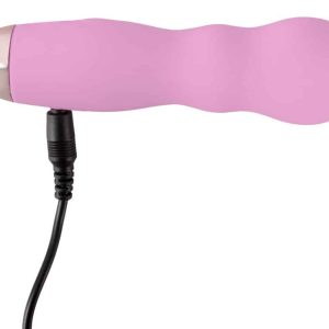 Cuties Mini Vibrator - Rose 1.G: 7 Vibrationsmodi, weiche Oberfläche, wasserdicht, wiederaufladbar Magenta/Rosegold