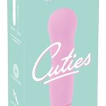 Cuties Mini Vibrator - Rose 1.G: 7 Vibrationsmodi, weiche Oberfläche, wasserdicht, wiederaufladbar Magenta/Rosegold