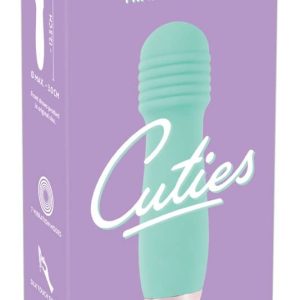 Cuties Mini Vibrator - 7 Vibrationsmodi, weiche Oberfläche, wasserdicht, wiederaufladbar Grün/Rosegold