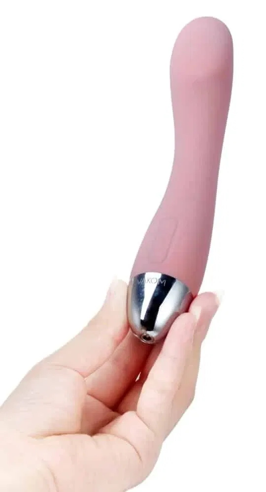 SVAKOM Amy Pale Pink - G-Punkt-Vibrator Rosa/Silber SVAKOM Amy Pale Pink - G-Punkt-Vibrator Rosa/Silber